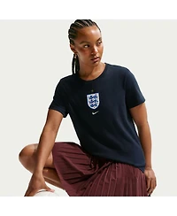 Nike Women's Blue England National Team Crest T-Shirt