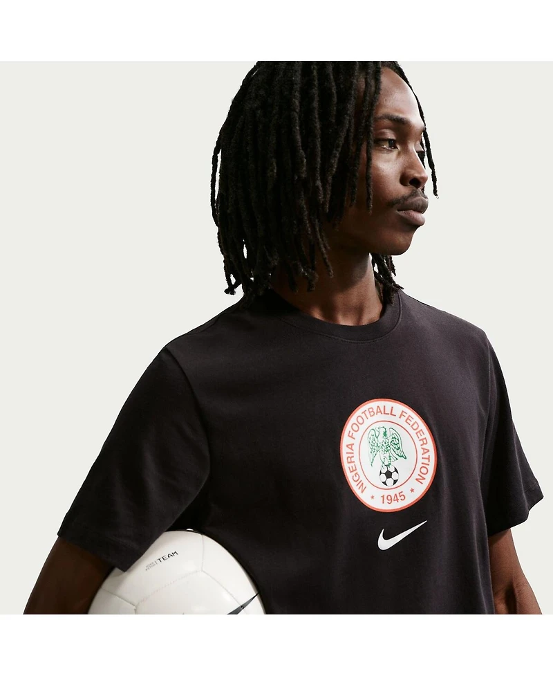 Nike Men's Black Nigeria National Team Crest T-Shirt