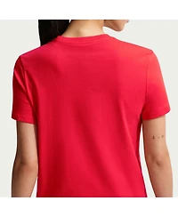 Nike Women's Red South Korea National Team Crest T-Shirt