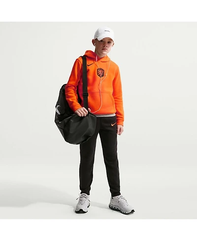 Nike Big Boys and Girls Orange Netherlands National Team Club Hoodie