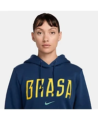 Nike Women's Blue Brazil National Team Phoenix Fleece Hoodie