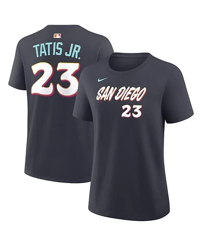 Nike Women's Fernando Tatis Jr. Obsidian San Diego Padres 2026 City Connect Name Number T-Shirt