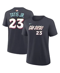 Nike Women's Fernando Tatis Jr. Obsidian San Diego Padres 2026 City Connect Name Number T-Shirt