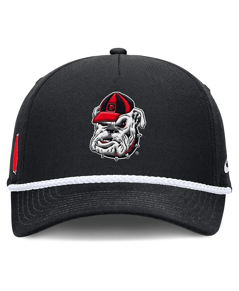 Nike Men's and Women's Georgia Bulldogs 2026 Basketball Refresh 5-Panel Rope Rise Hat
