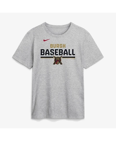 Nike Men's Heather Gray Pittsburgh Pirates 2026 City Connect Stacked Team Phrase T-Shirt