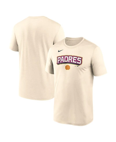 Nike Men's Cream San Diego Padres 2026 City Connect Team Phrase Script Dri-fit T-Shirt