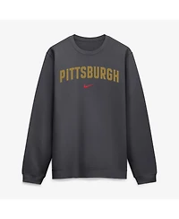 Nike Men's Anthracite Pittsburgh Pirates 2026 City Connect Club 2-Hit Sweatshirt