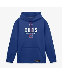 Nike Men's Royal Chicago Cubs Authentic Collection Therma-fit Hoodie