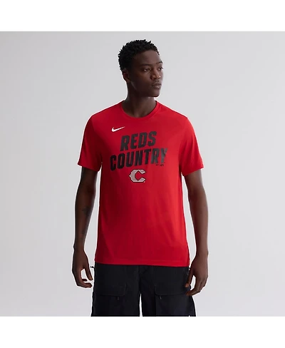 Nike Men's Red Cincinnati Reds 2026 City Connect Team Phrase Script Dri-fit T-Shirt