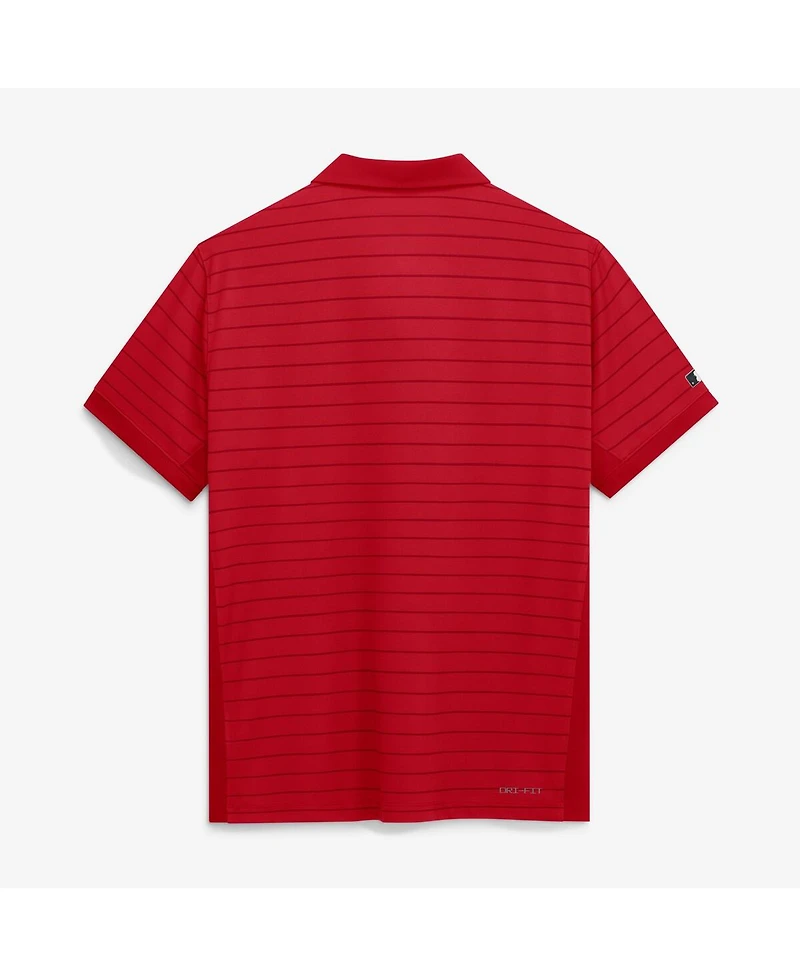 Nike Men's Red Cincinnati Reds 2026 City Connect Authentic Collection Striped Victory Dri-fit Polo Shirt
