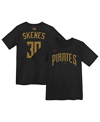Nike Preschool Paul Skenes Black Pittsburgh Pirates 2026 City Connect Name Number T-Shirt