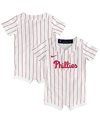 Nike Baby Boys and Girls White Philadelphia Phillies Home Replica Romper Jersey