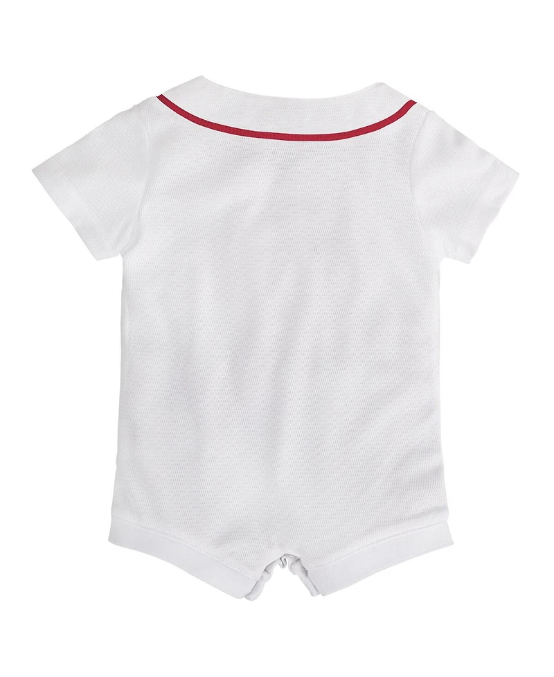 Nike Baby Boys and Girls White Boston Red Sox Home Replica Romper Jersey