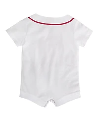 Nike Baby Boys and Girls White Boston Red Sox Home Replica Romper Jersey