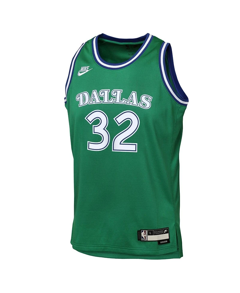 Nike Big Boys and Girls Cooper Flagg Green Dallas Mavericks Swingman Jersey - Classic Edition