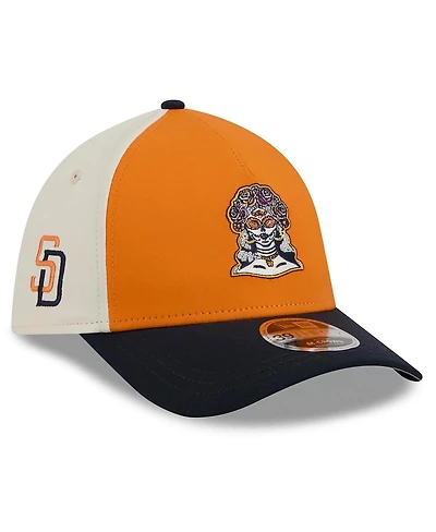 New Era Men's Orange/Navy San Diego Padres 2026 City Connect M-Crown A-Frame 39THIRTY Flex Hat