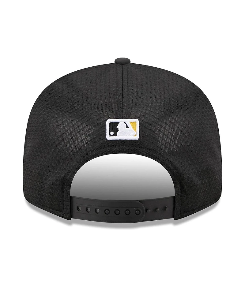 New Era Men's Black Pittsburgh Pirates 2026 Batting Practice 9FIFTY Snapback Hat