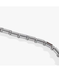 Alex and Ani Tube Bead and Crystal Chain Bracelet