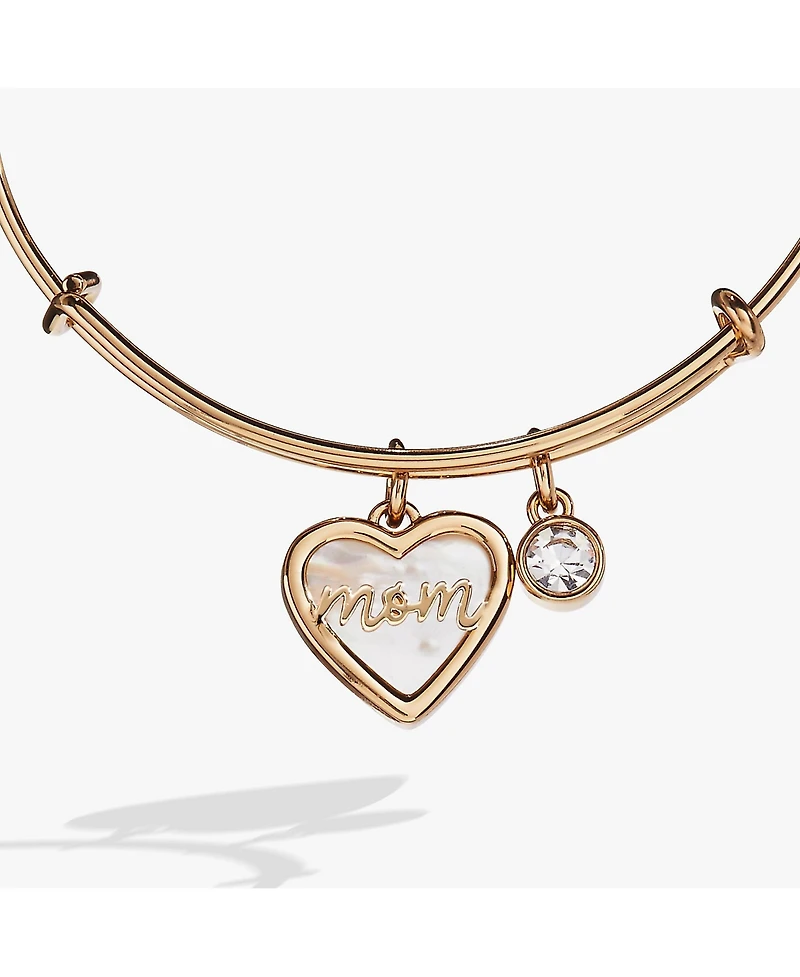 Alex and Ani Mom Mother of Pearl Bangle