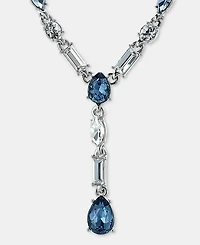 Givenchy Crystal Lariat, 16" + 3" Extender Necklace