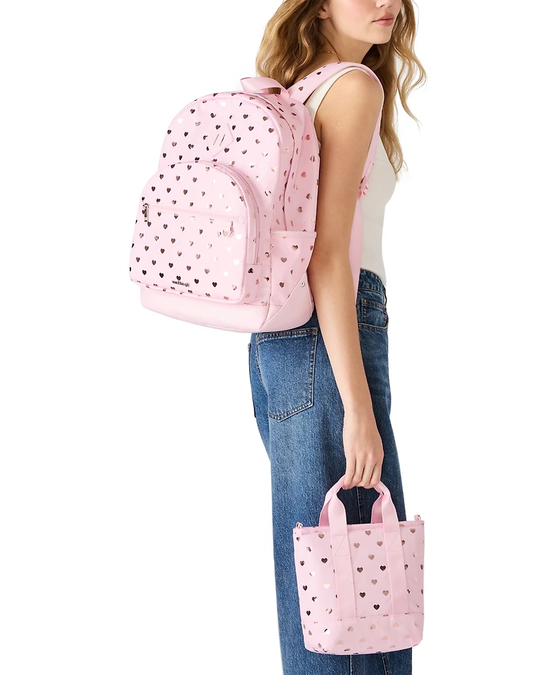 Madden Girl Lynx Nylon Dome Medium Backpack and Lunchbox Set