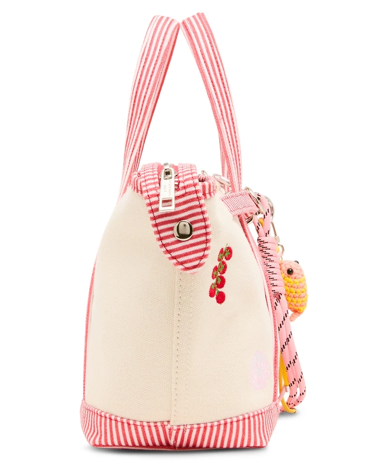 Madden Girl Brette Canvas Mini Tote Handbag