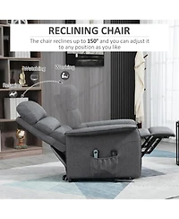 Boyel Living Electric Power Lift Recliner Chair for Elderly Fabric Chair with Remote Control