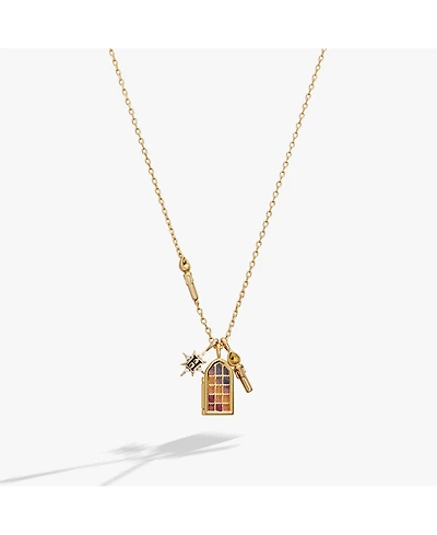 Alex and Ani Harry Potter Hogwarts Great Hall Cluster Charm Necklace