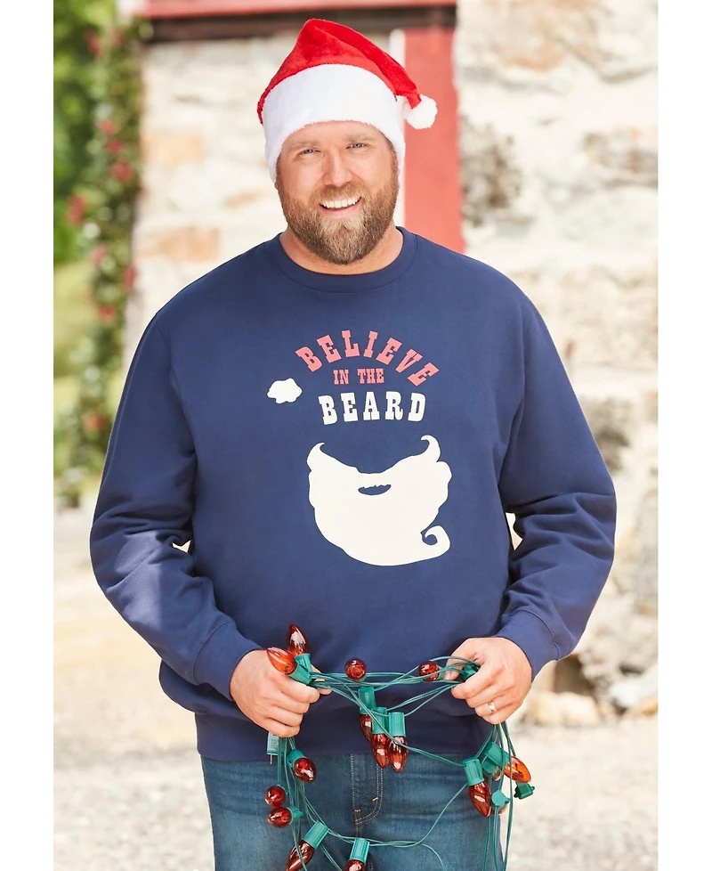 KingSize Big & Tall Graphic Fleece Sweatshirt