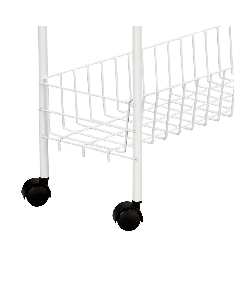 Household Essentials Slimline 3-Shelf Utility Cart