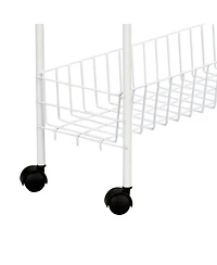 Household Essentials Slimline 3-Shelf Utility Cart