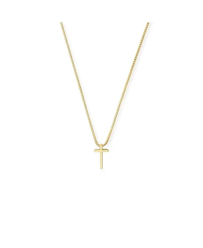 Alex and Ani Cross Necklace, 14 Kt Gold Plated