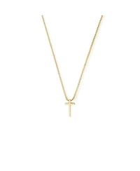Alex and Ani Cross Necklace, 14 Kt Gold Plated