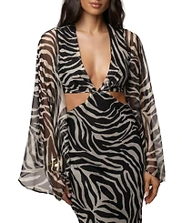 Jluxlabel Women's Instincts Print Maxi Dress