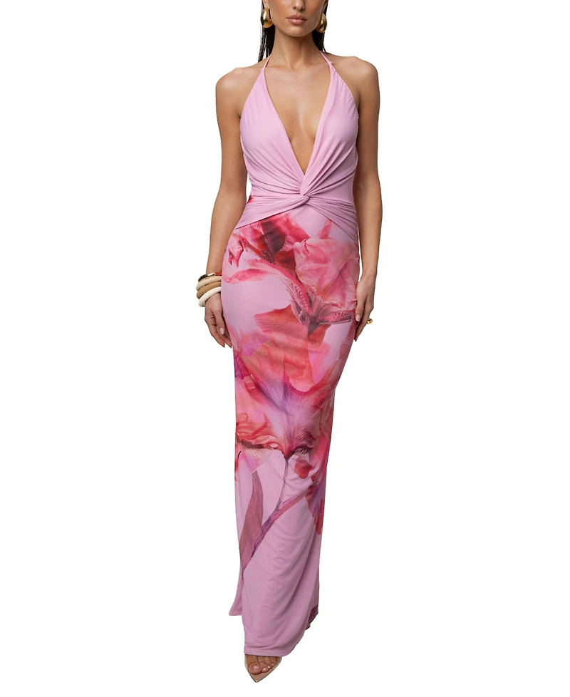 Jluxlabel Women's Coastal Bloom Maxi Dress