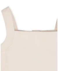 Hope & Henry Toddler Girls and Organic Knit Tank Sundress with Flounce