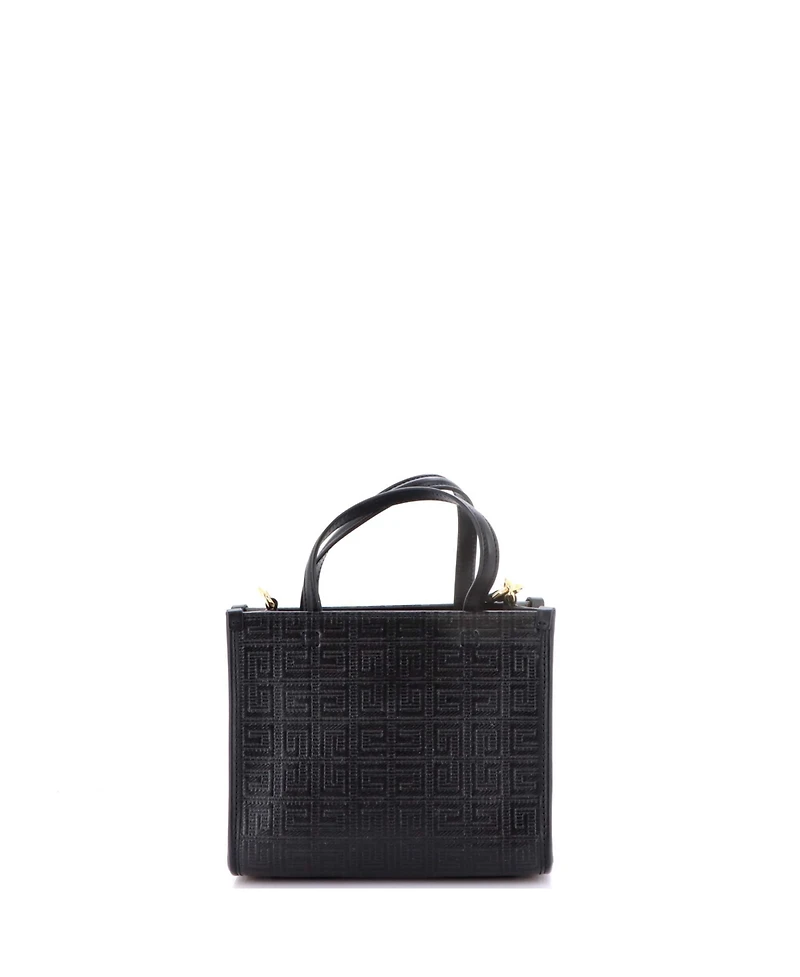 Pre-Owned Givenchy Mini G-Tote 4G Embossed Coated Canvas