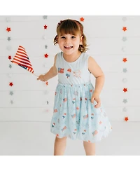 Sweet Wink Toddler Girls Patriotic Trellis Tank Tutu Dress