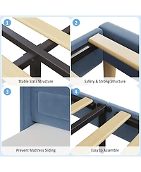 Homfan Led Bed Frame for Boys