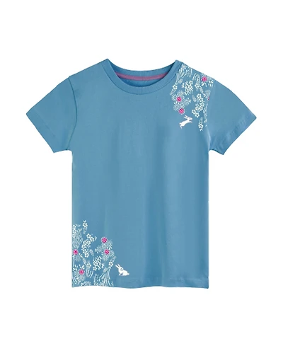 Mightly Boys and Girls Fair Trade Organic Cotton Graphic Short Sleeve T-Shirt