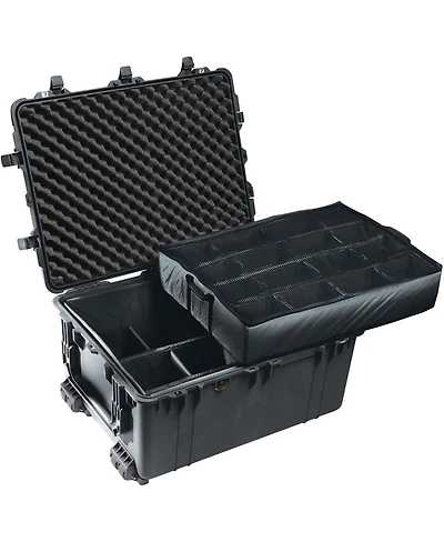 Pelican 1630 Watertight Hard Case with Padded Dividers and 4 Wheels