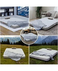 Ltmate Global Inc. 8 inch Air Mattress with Built-in Pump,Lightweight and Portable