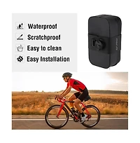 Hikeen Waterproof Bike Seat Bag 0.5L Lightweight Tpu Bicycle Saddle Under Storage for Road Mountain Commuter Cycling