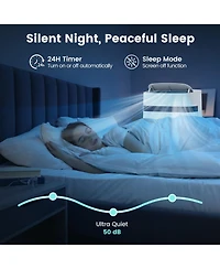 Mecale 12000 Btu Portable Air Conditioner Energy Saving for 550 Sq Ft