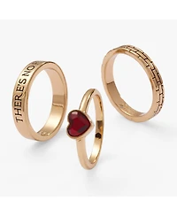 Alex and Ani The Wizard of Oz "There's No Place Like Home" Ring Set of 3