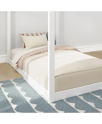 Max & Lily Twin Low House Bed Frame