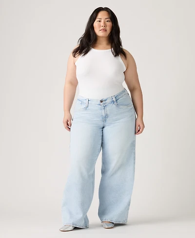Levi's Plus Mid-Rise Wide-Leg Baggy Jeans