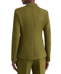 Reiss Women's Twill Double-Breasted Blazer