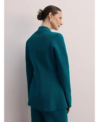 The Fold Women's Somerton Sculpt Knit Blazer