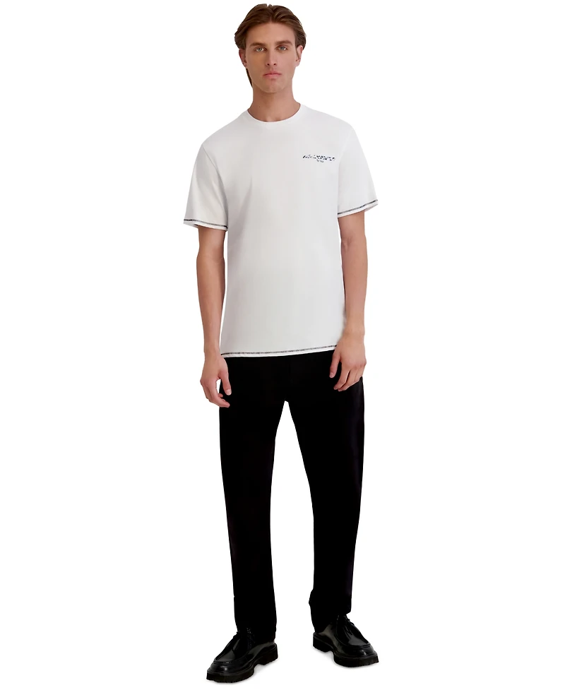 Karl Lagerfeld Paris Men's Small Raise Camo Logo T-Shirts
